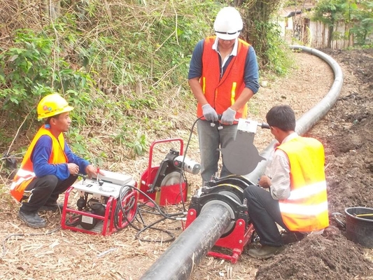 160MM एचडीपीई पाइप थर्मोफ्यूजन वेल्डिंग मशीन 220V