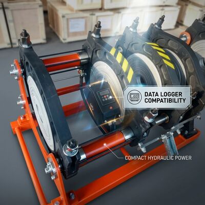 220V 160mm एचडीपीई थर्मोफ्यूजन वेल्डर | हाइड्रोलिक डेटा लॉगर रेडी