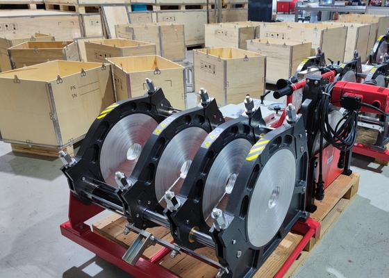 एएसटीएम एचडीपीई बट फ्यूजन वेल्डिंग मशीन आईपीएस 8 इंच 220V सिंगल फेज में शामिल होना