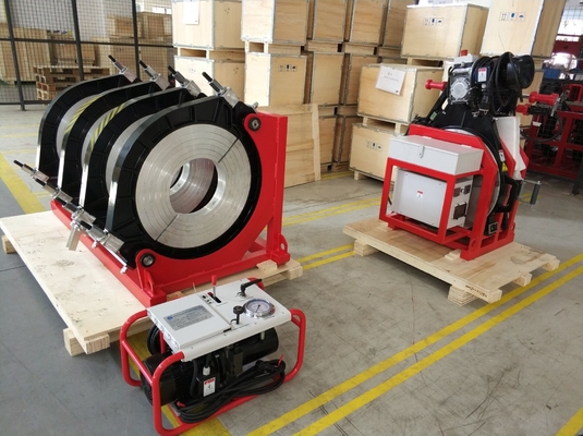 380V 36''IPS एचडीपीई थर्मोफ्यूजन मशीन 1360KG अर्ध स्वचालित