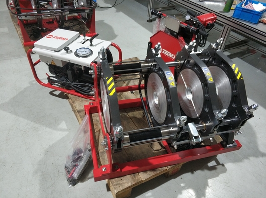 220V एचडीपीई बट फ्यूजन वेल्डिंग मशीन, आईपीएस 14 "एचडीपीई हाइड्रोलिक वेल्डिंग मशीन
