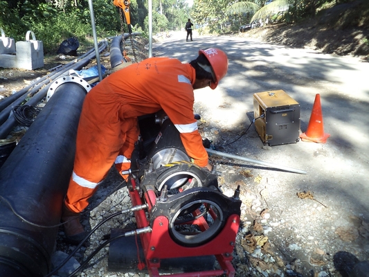 ZEMO 5.35KW एचडीपीई बट फ्यूजन वेल्डिंग मशीन, आईपीएस एचडीपीई पाइप संयुक्त मशीन