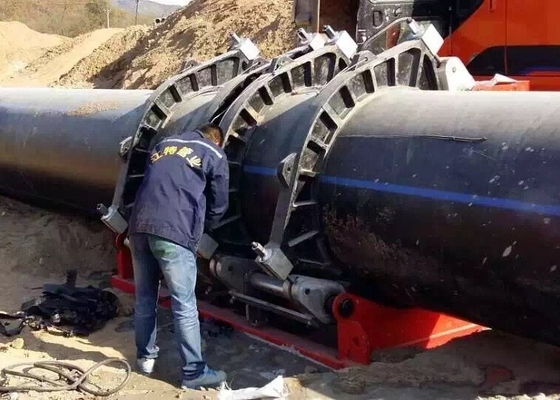 एचडीपीई पाइप हाइड्रोलिक बट फ्यूजन वेल्डिंग मशीन 1000MM 380V SDR17