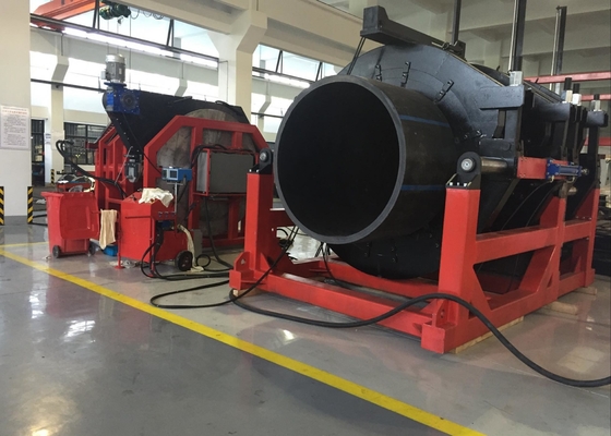 पूरी तरह से स्वचालित एचडीपीई पाइप हाइड्रोलिक बट वेल्डिंग मशीन 1800MM 35KW